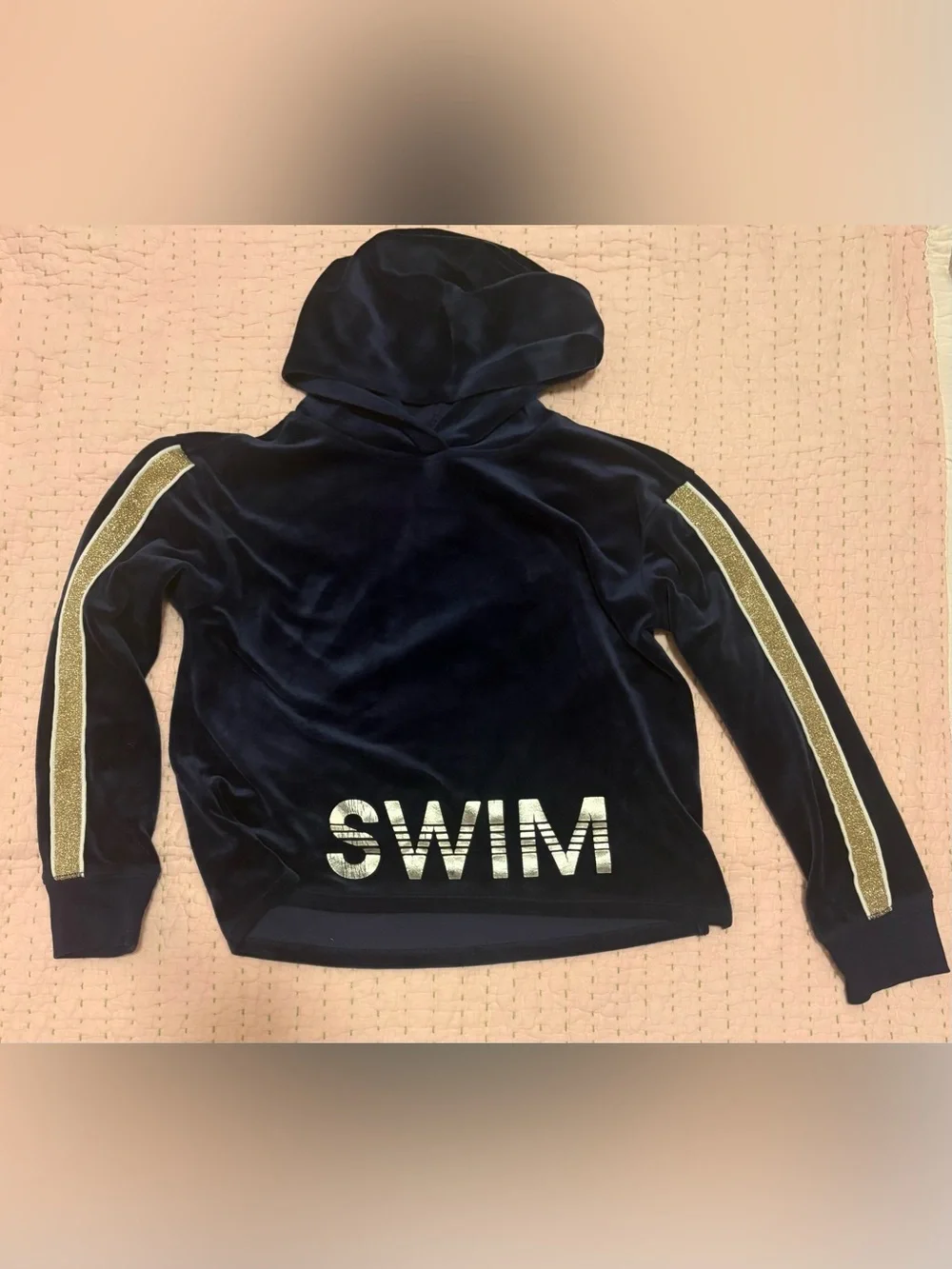 Justice navy velour